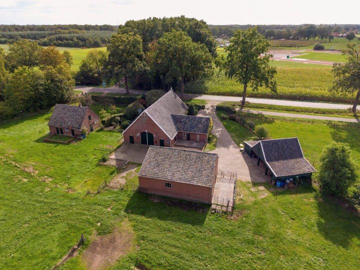Bovenaanzicht vanaf de achterzijde